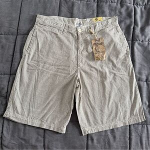Modern Culture Men's Gray/white striped Casual Shorts size 34 NWT